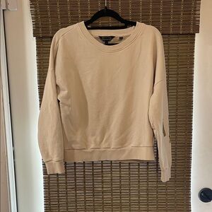 Armani Exchange Light Beige Crewneck Sweatshirt